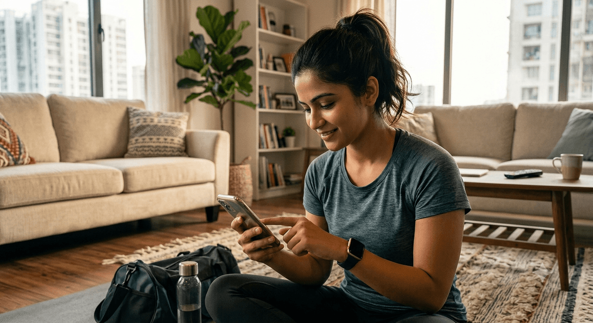 Employees taking part in a workplace wellness program