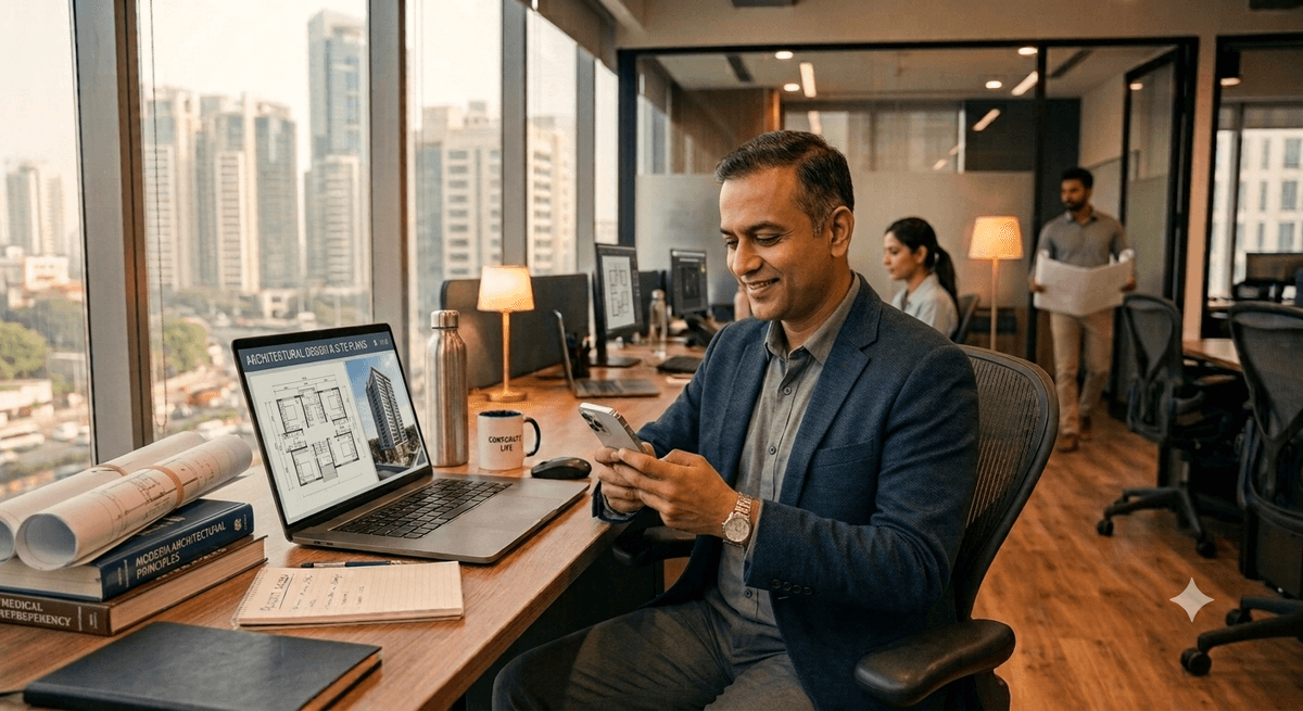 An HR manager and employees managing their group insurance membership together