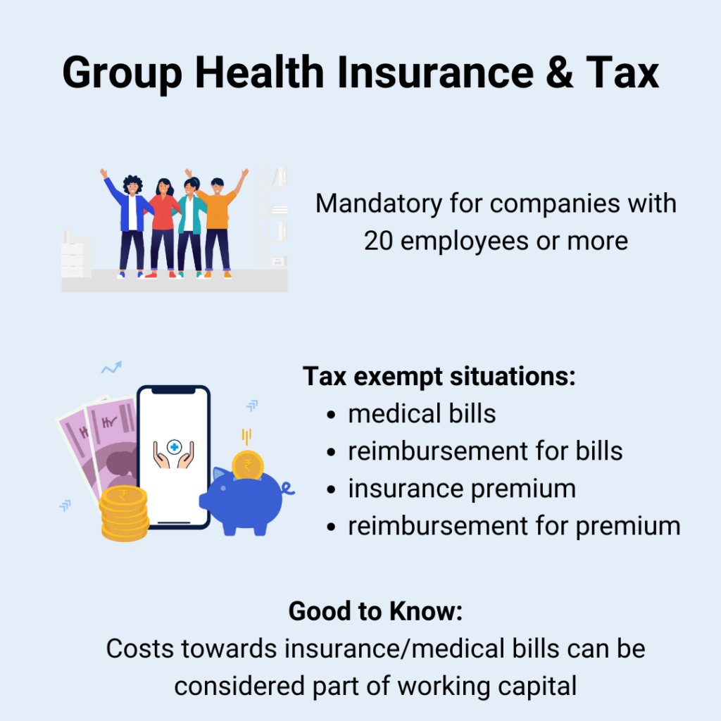 group health insurance and tax benefits